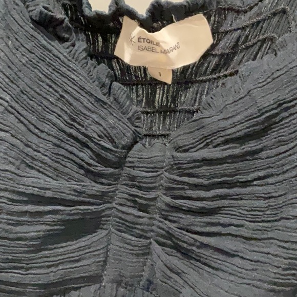 Etoile Isabel Marant black cotton sundress. Size 1 EUC - Picture 3 of 8